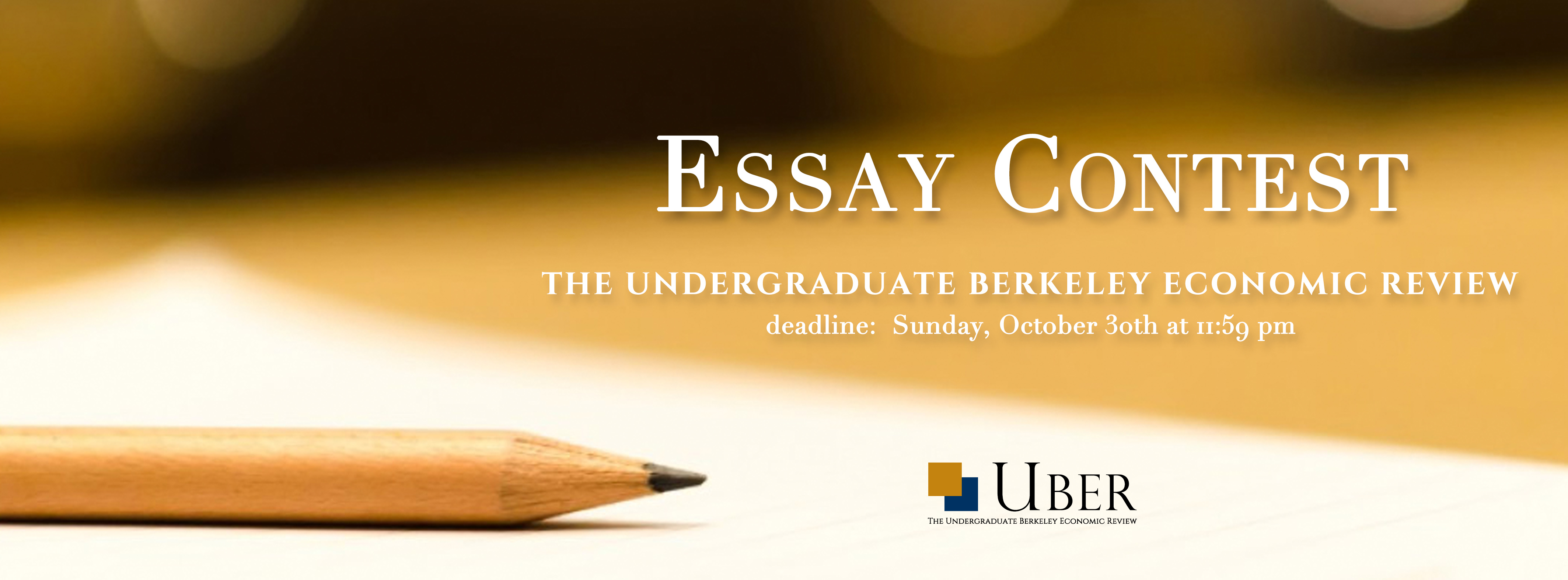 Fall 2016 Essay Contest Launched